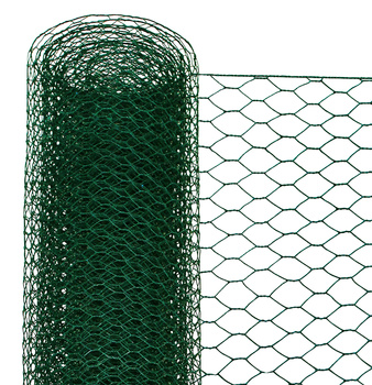 Siatka sześciokątna zielona 13 mm x 13 mm / 1,00 m